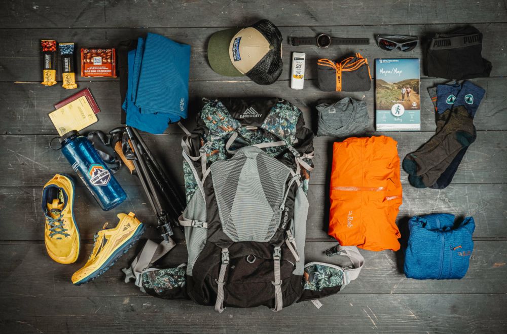 Thru shop hiking pack